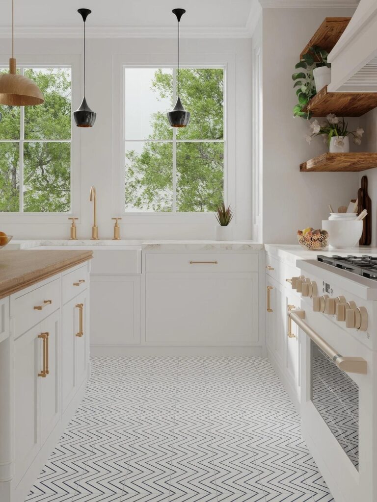 Construction kitchen, interior design, modern, home, house